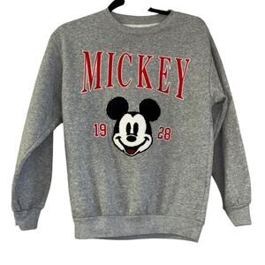 Mickey Mouse Disney Crewneck Sweatshirt Women’s XS Cozy Warm Fall Winter Magic
